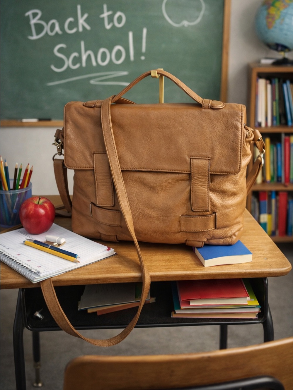 Donald J Pliner Leather Satchel